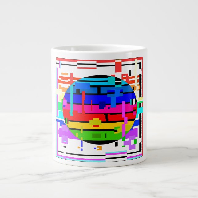Caneca De Café Grande ASCENSÃO SUN ©2013 James Warren (Frente)
