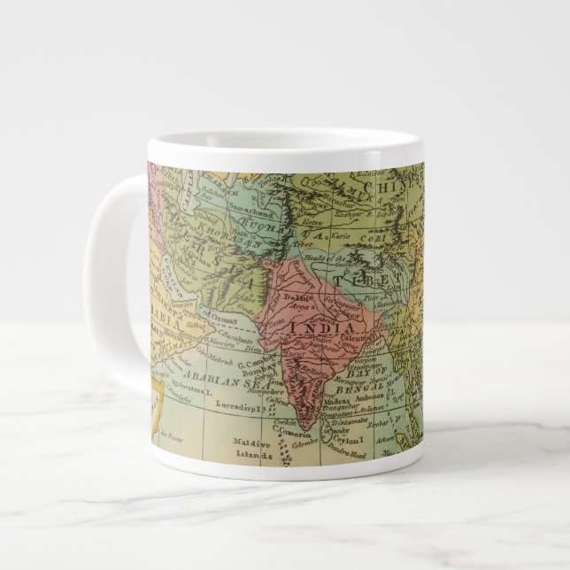 Caneca De Café Grande Ásia 4 (Frente Esquerda)