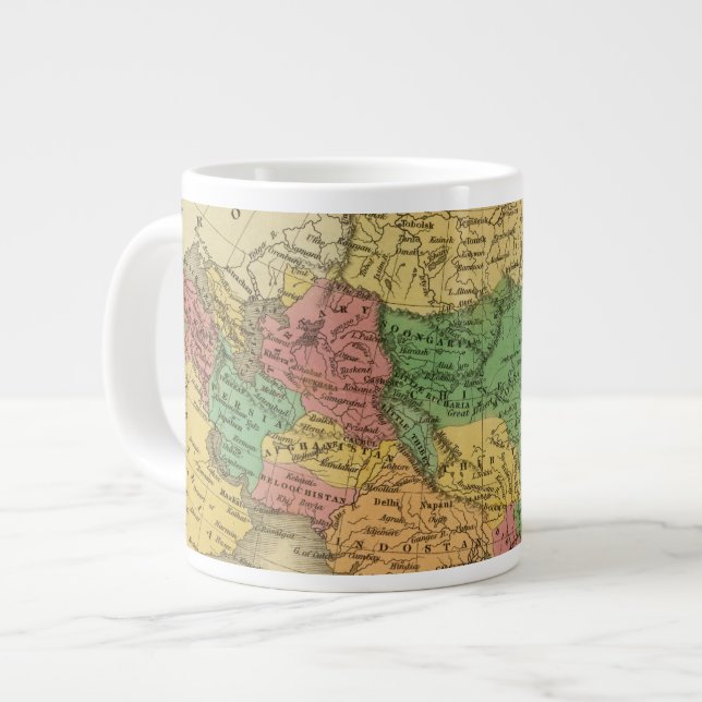 Caneca De Café Grande Ásia 6 (Frente Esquerda)