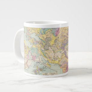 Caneca De Café Grande Asien u Europa - Mapa Atlas da Ásia e da Europa
