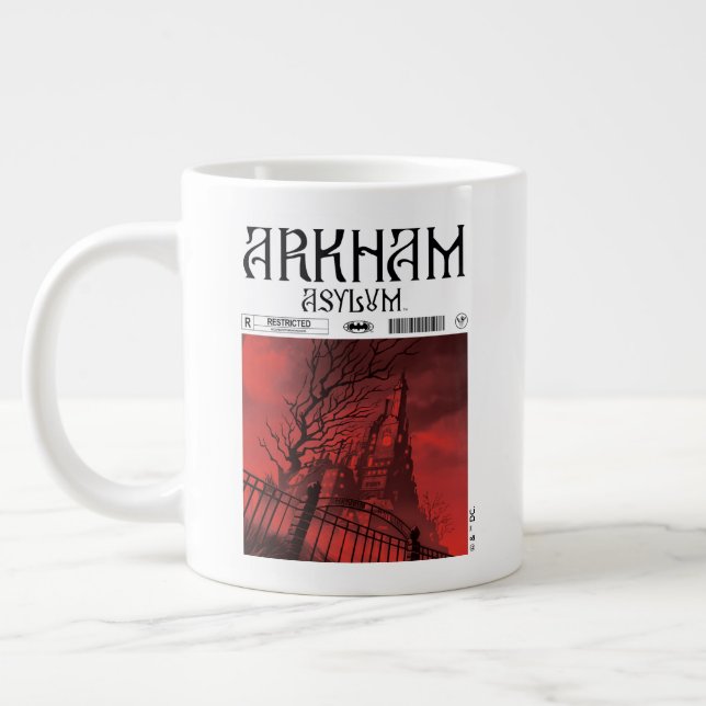 Caneca De Café Grande Asilo de Arkham: Restrito (Esquerda)