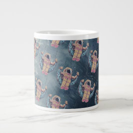 Caneca De Café Grande Astronauta