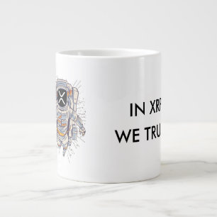 Caneca De Café Grande Astronauta Ripple - Criptografia Xrp