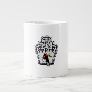 Caneca De Café Grande Até a morte, nós festejamos clássicos para o Hallo