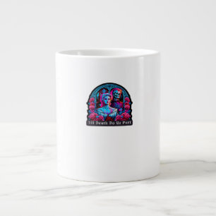 Caneca De Café Grande Até que a morte nos deixe clássicos - Lama e Colar