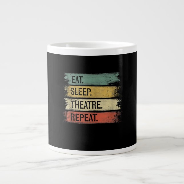 Caneca De Café Grande Ator de presentes técnicos no teatro de operações  (Frente)