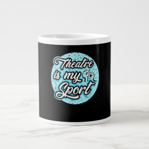 Caneca De Café Grande Atriz É Meu Drama Esportivo Atuando Amantes Da Bro