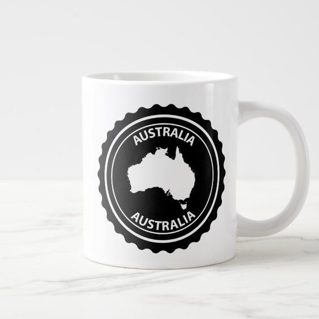 Caneca De Café Grande Australia (Direita)