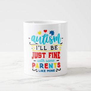 Caneca De Café Grande Autismo Jumbo Mug
