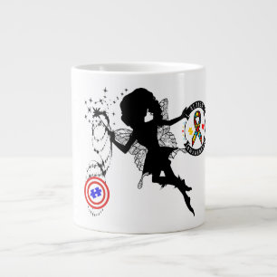 Caneca De Café Grande Autismo Sensibilização Jumbo Mug