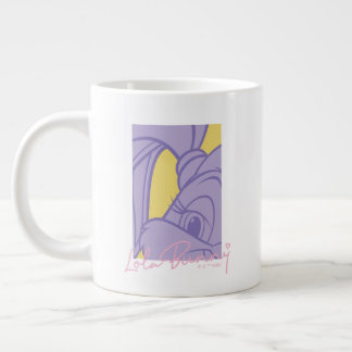 Caneca De Café Grande Autografo de retrato Lola