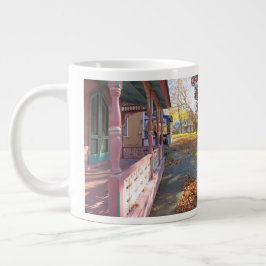 Caneca De Café Grande Autumn Light on Cottage Row - Martha's Vineyard