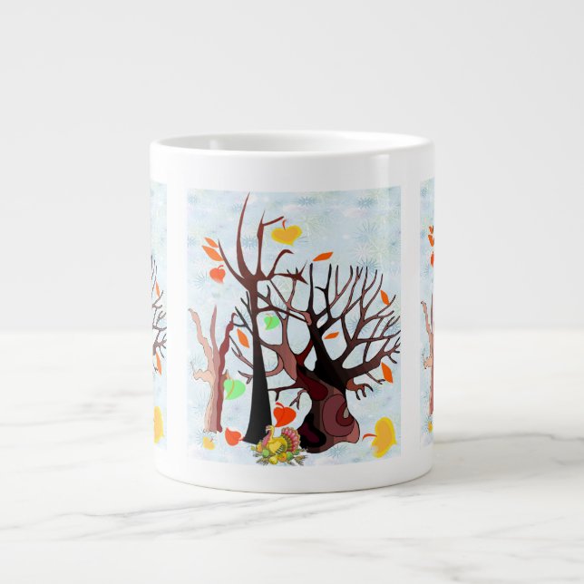 Caneca De Café Grande Autumn Wonderland - (Frente)