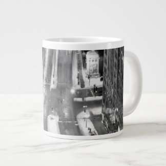 Caneca De Café Grande Avenida North Michigan em Chicago após o inverno