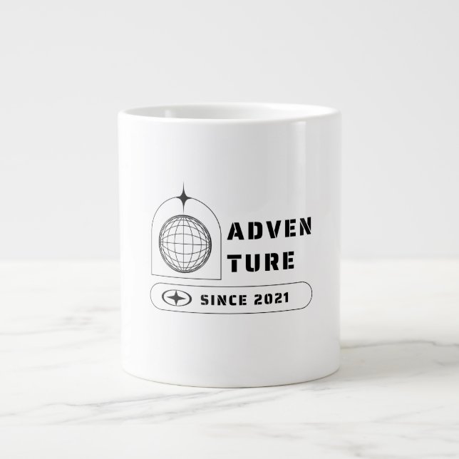 Caneca De Café Grande Aventura Desde 2021 (Frente)