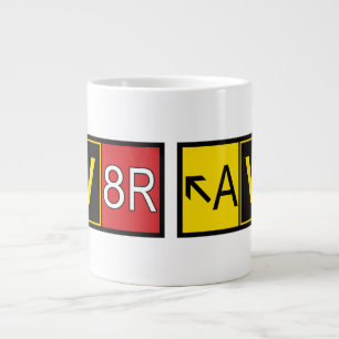 Caneca De Café Grande Aviador - AV8R -