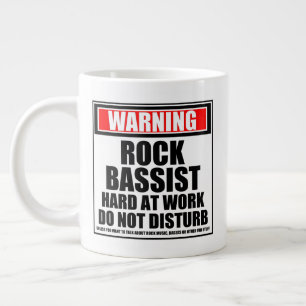 Caneca De Café Grande Avisar O Duro Rock Bhelp No Trabalho Não Incomoda