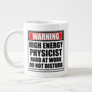 Caneca De Café Grande Aviso ao Duro Físico de Alta Energia no Trabalho