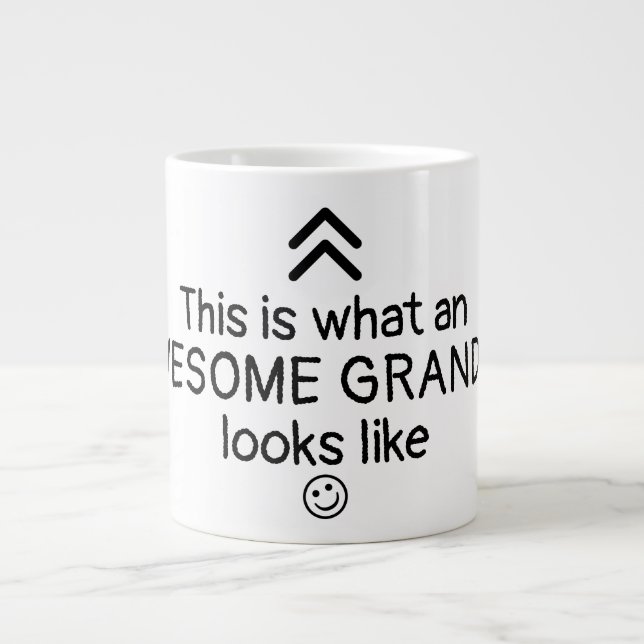 Caneca De Café Grande Avô Incrível (Frente)