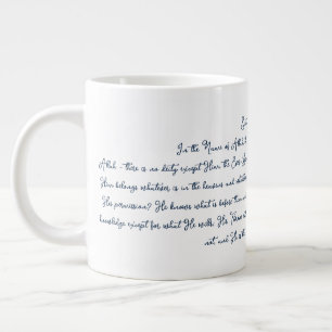 Caneca De Café Grande Ayat Al-Kursi