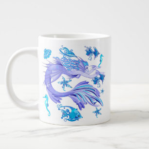 Caneca De Café Grande Azulejo cerâmico de cerveja mística