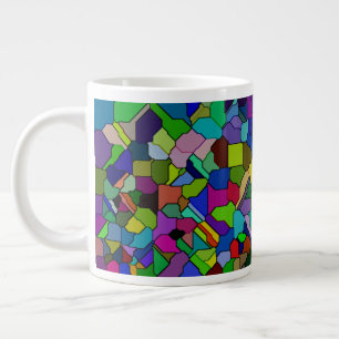 Caneca De Café Grande Azulejo de 20oz Mug de vidro preso
