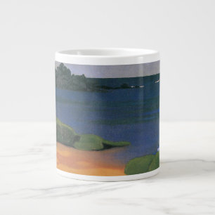 Caneca De Café Grande Baía de Tregastel por Felix Vallotton, Arte Fino