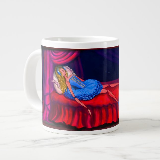 Caneca De Café Grande BALÉ SONHADO, BaLLERINA (Frente Esquerda)