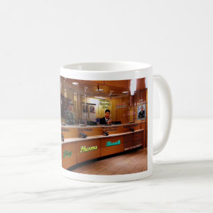 Caneca De Café Grande Banco Farmacêutico