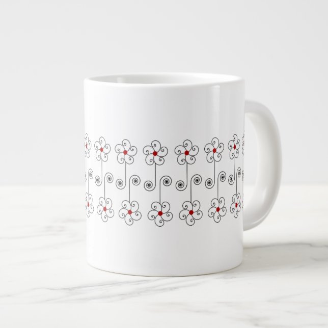 Caneca De Café Grande Banda média (Frente Esquerda)