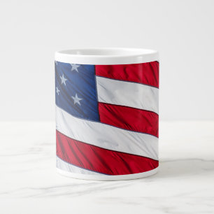 Caneca De Café Grande Bandeira Americana