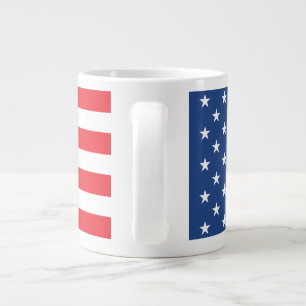 Caneca De Café Grande Bandeira Americana