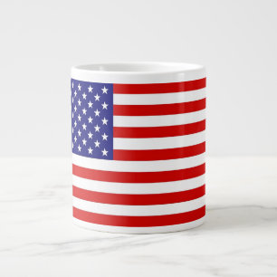 Caneca De Café Grande Bandeira Americana