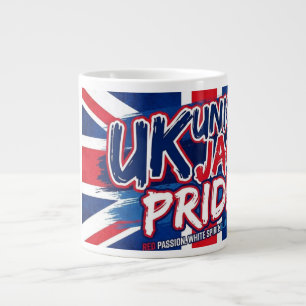 Caneca De Café Grande Bandeira Britânica Union Jack Personalizada Vintag