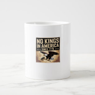 Caneca De Café Grande Bandeira da América Decoração Sem Reis na América
