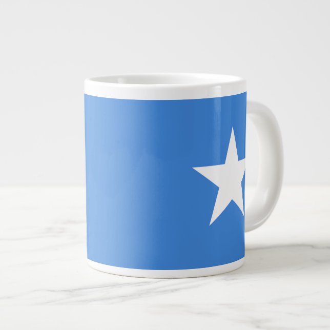 Caneca De Café Grande Bandeira da Somália (Frente Esquerda)
