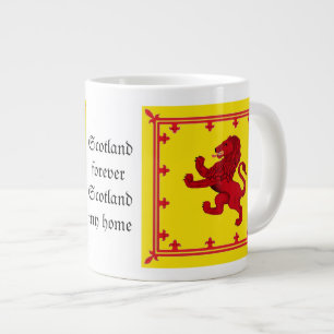 Caneca De Café Grande bandeira do Lion Antigo Rampant