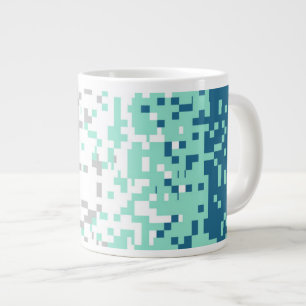 Caneca De Café Grande Bandeira do Orgulho Frayromântico Abstrato     