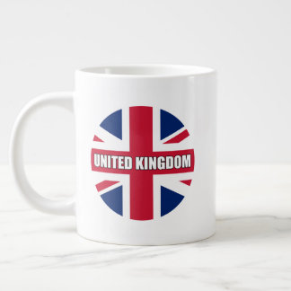 Caneca De Café Grande Bandeira do Reino Unido