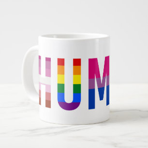 Caneca De Café Grande Bandeira LGBT Humana Mês do Orgulho Gay Transgêner