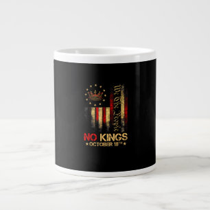 Caneca De Café Grande Bandeira Vintage América Sem Reis 1776