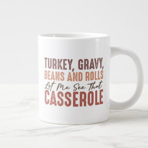 Caneca De Café Grande Banquete de Ação de Graças