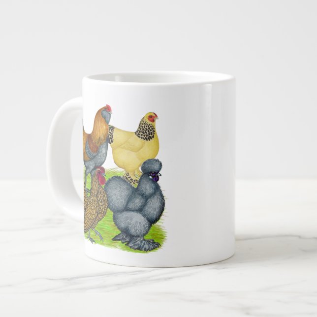 Caneca De Café Grande Bantam Quartet (Frente Esquerda)