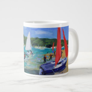 Caneca De Café Grande Barcos de navegação