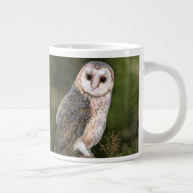Caneca De Café Grande Barn Owl Coffee (Direita)
