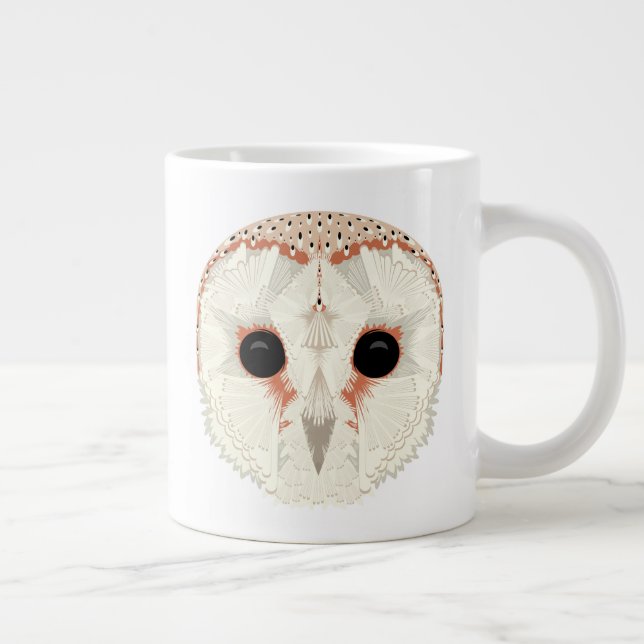 Caneca De Café Grande Barn Owl Jumbo Mug (Direita)