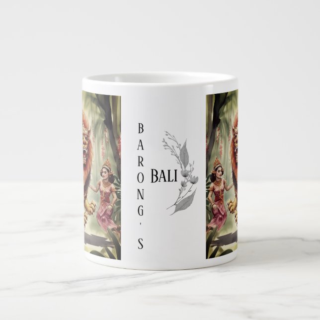 Caneca De Café Grande BARONG'S, Bali (Frente)