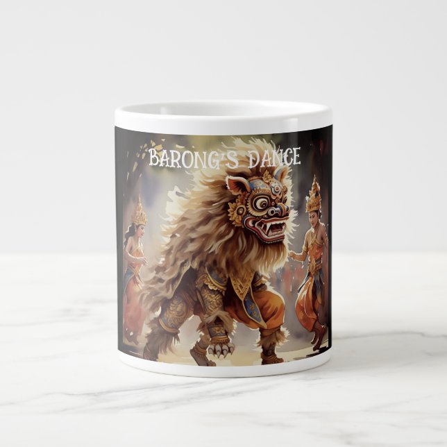 Caneca De Café Grande BARONG'S Dance (Frente)
