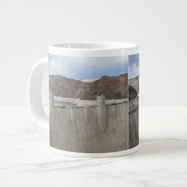 Caneca De Café Grande Barragem Hoover (Frente Esquerda)