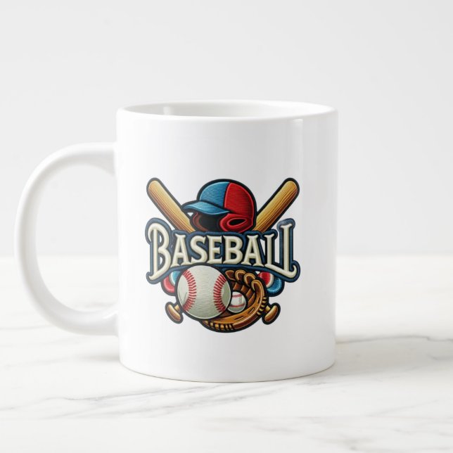 Caneca De Café Grande Baseball Classic Essentials / Legenda Retroativa d (Esquerda)